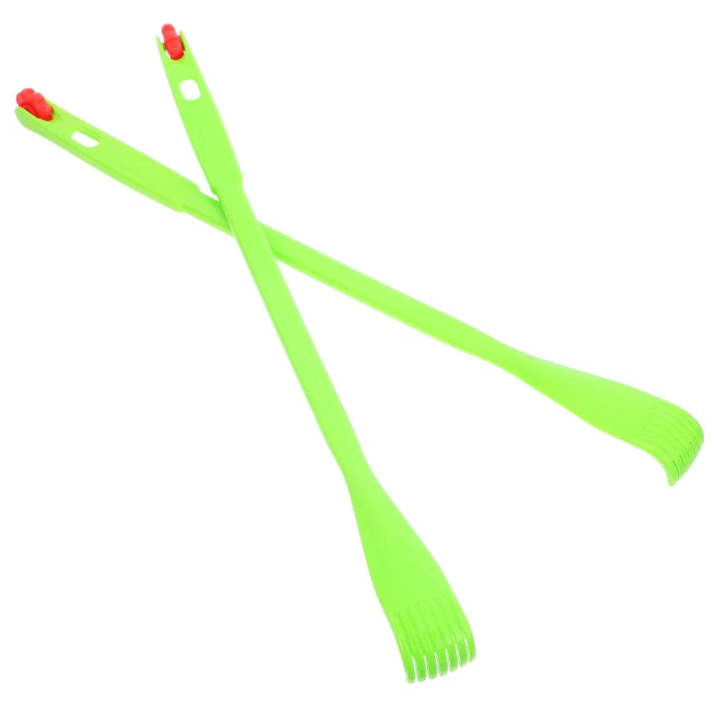 2 Pcs Itch Rake Massager Telescopic Back Scratcher Hand