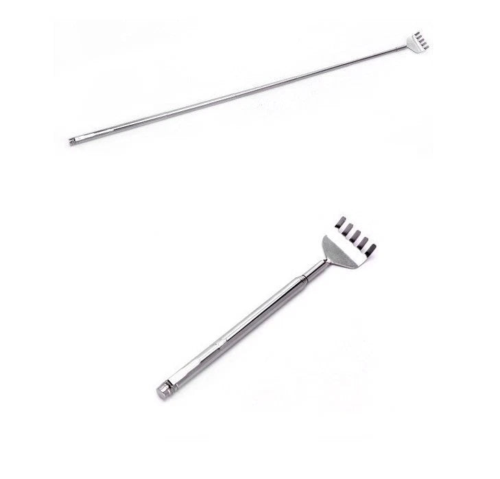 2 Long Stainless Back Scratcher Massager Stick Scratch Itch Aid