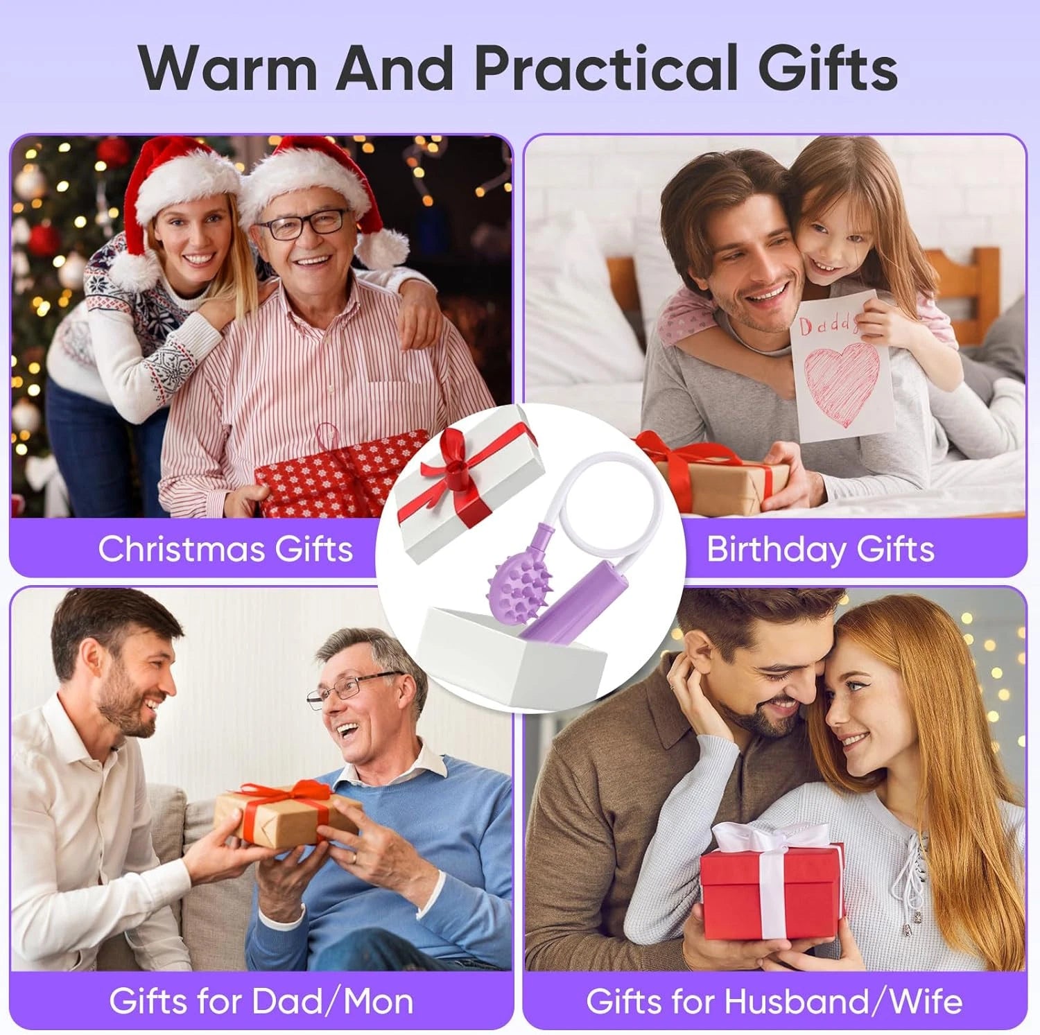 Upgraded Curved Back Scratcher Women 360 Reach Effortless Flexible Backscratcher