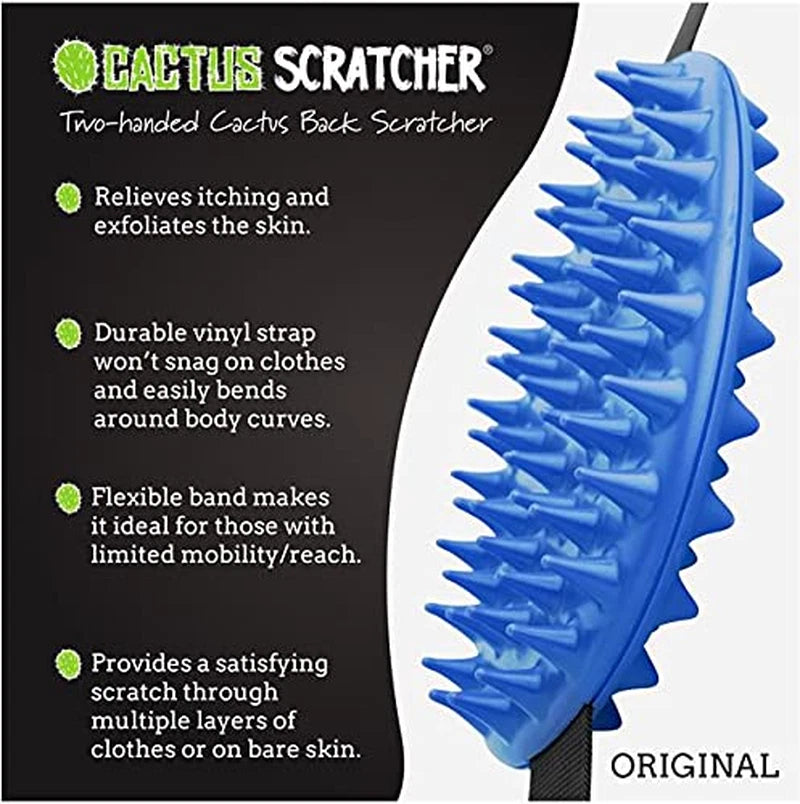Original Back Scratcher for Itching Relief, 2-Sided Aggressive & Soft Spikes, Lo