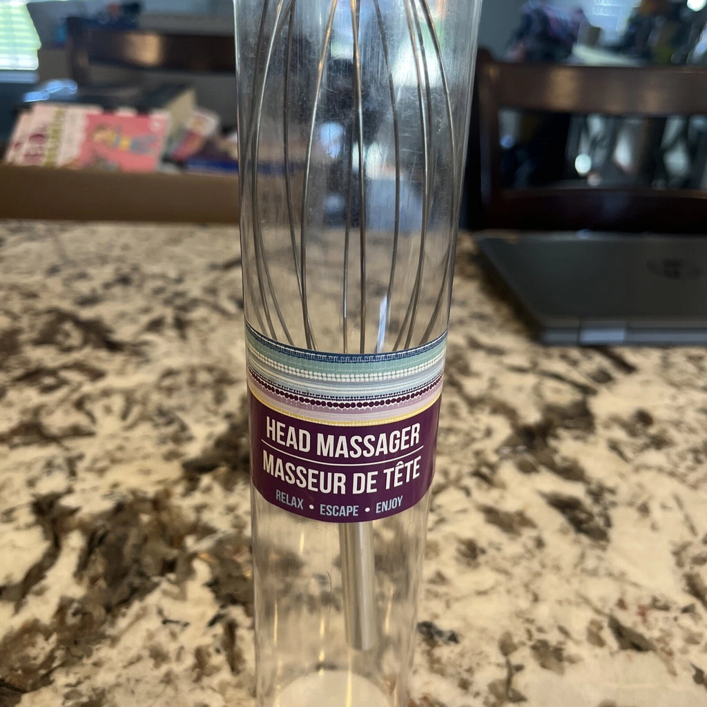 Head Massager Scratcher Neck Massage Scalp Relax Calm Stress Relief Escape Enjoy