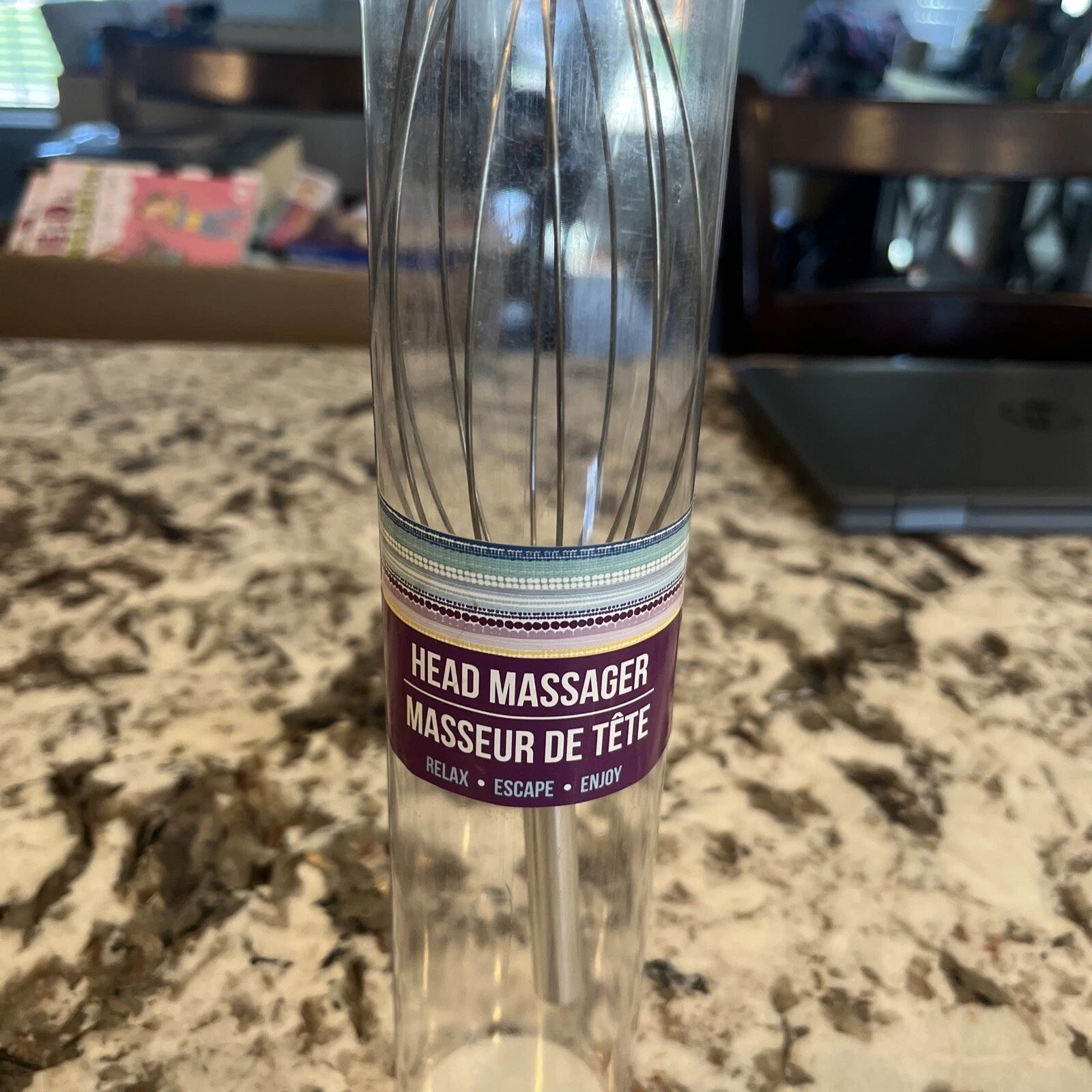 Head Massager Scratcher Neck Massage Scalp Relax Calm Stress Relief Escape Enjoy