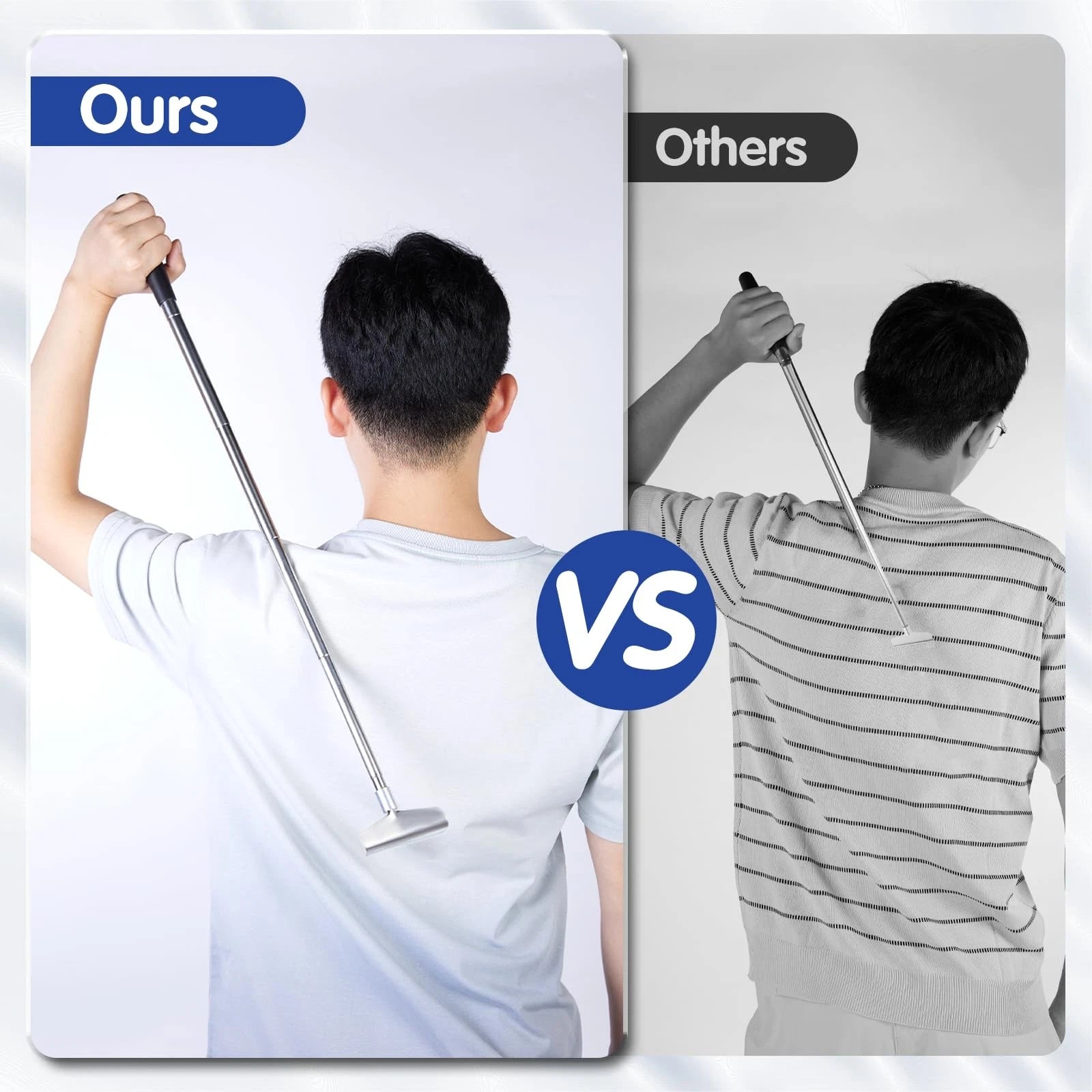 Oversized Back Scratcher Detachable Backscratchers Extendable with Extra Larg...