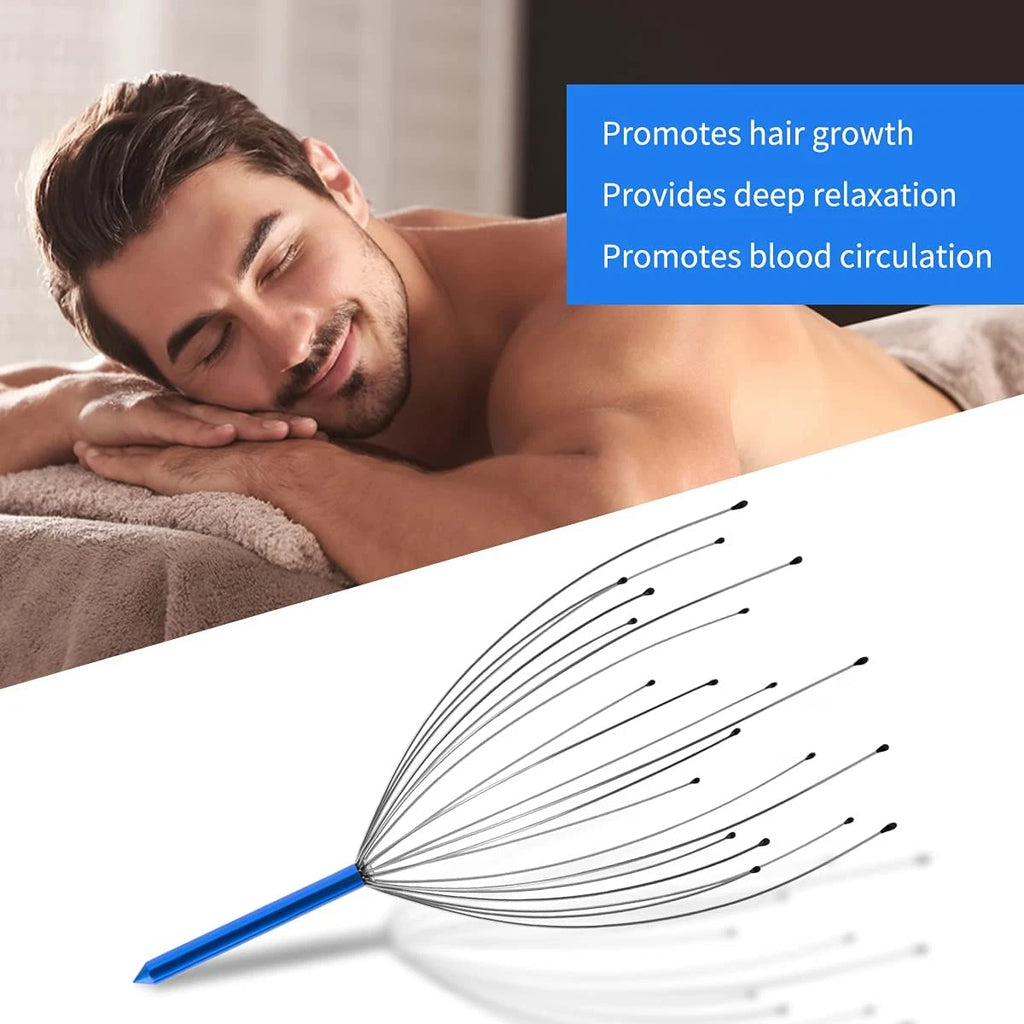 2 Pack Scalp Massager, 20 Fingers Head Massager, Handheld Head Scratcher, Klsaz