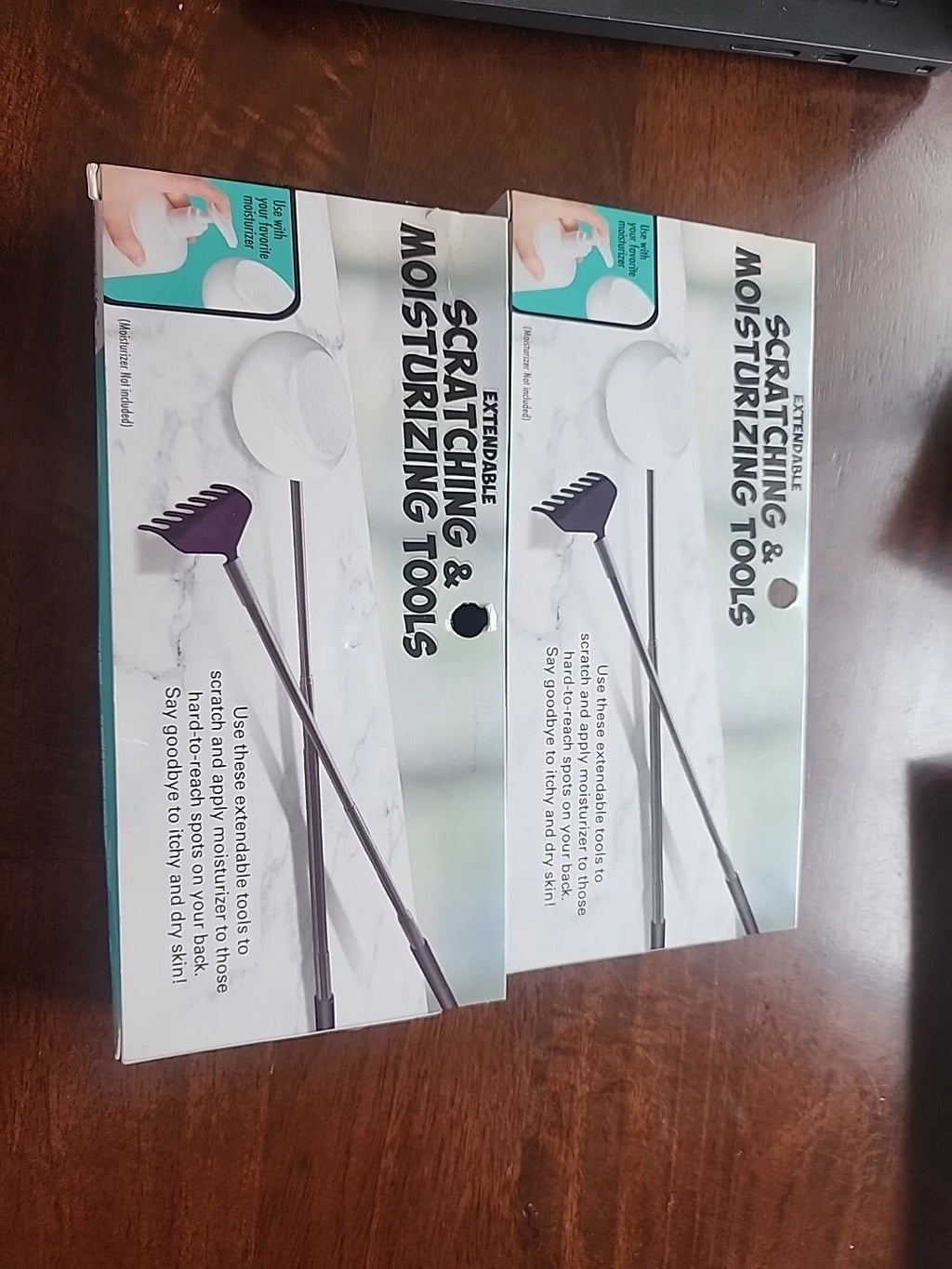 2PCS Back Scratchers Bear Claw Back Scratcher Extendable Metal Moisturizing Tool