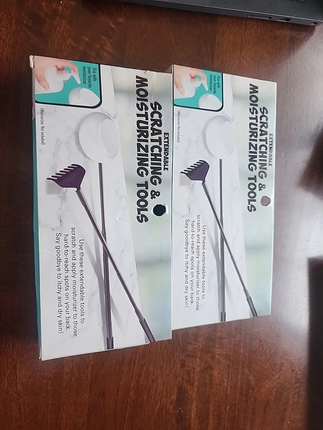 2PCS Back Scratchers Bear Claw Back Scratcher Extendable Metal Moisturizing Tool