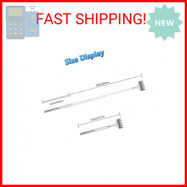 Extendable Back Scratcher for Men - YIMICOO 3 Pack Portable Telescopic Metal Bac