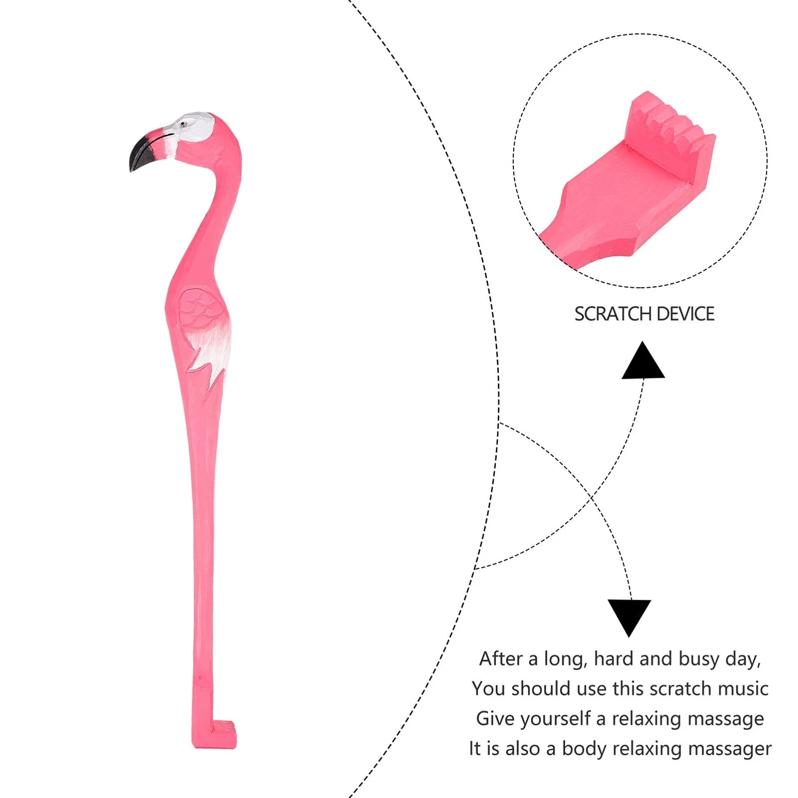 Back Scratcher Hand Crafted Animal Wooden Backscratcher Body Relaxation Self-...