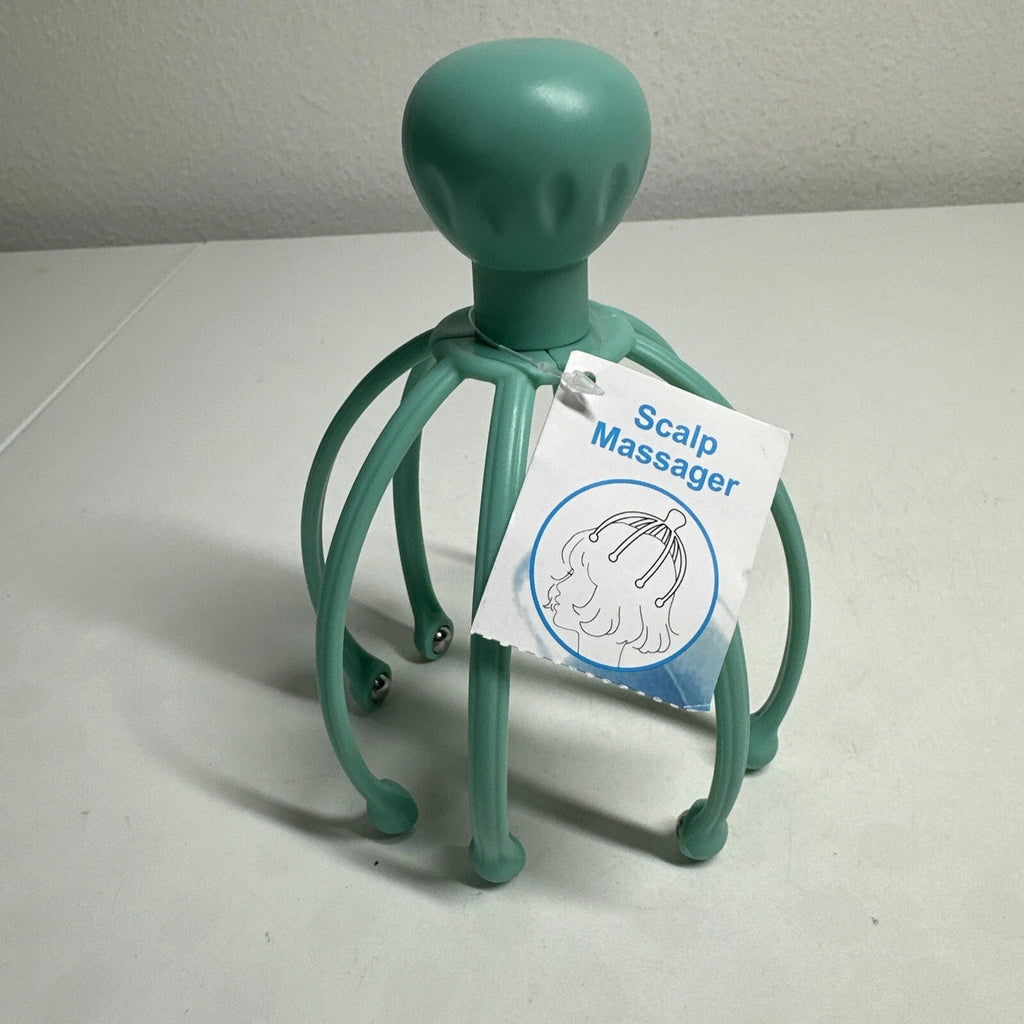 Head Massager/Scratcher, Massaging Scalp Help Relax, Calm Stress, w/ Steel Ball