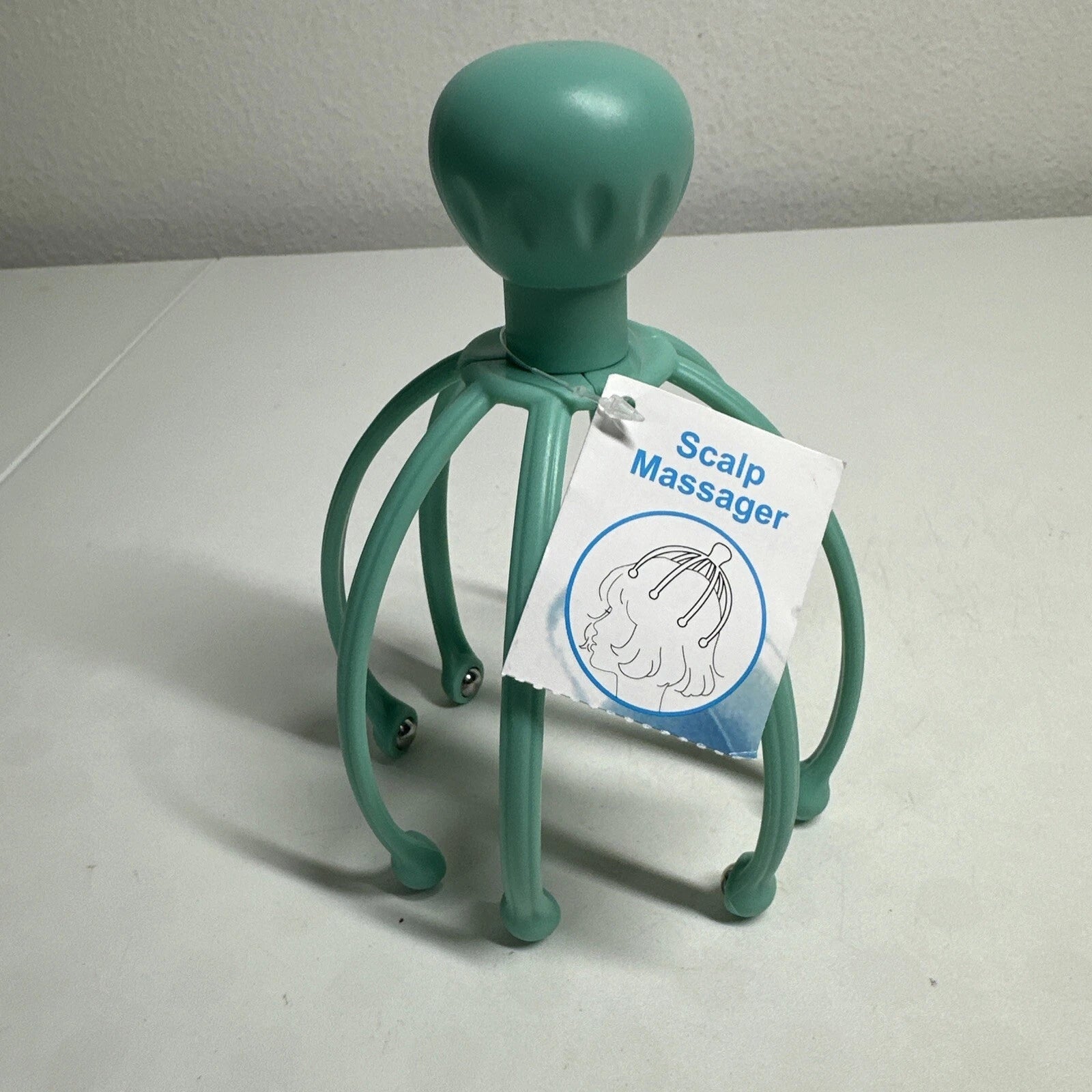 Head Massager/Scratcher, Massaging Scalp Help Relax, Calm Stress, w/ Steel Ball