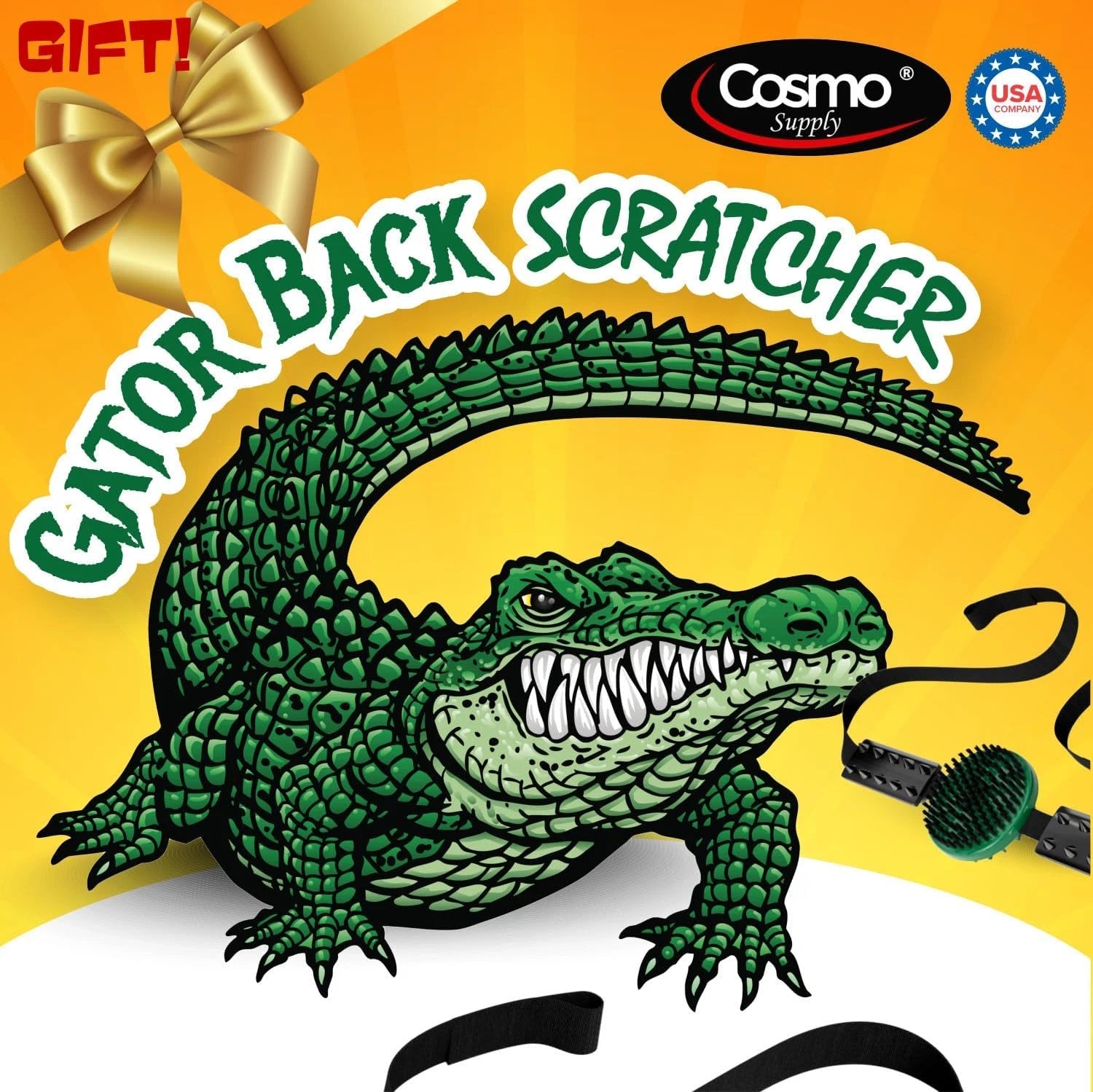 Back Scratcher for Men with Strap Double Sided Great for Mobility Impaired Hard-