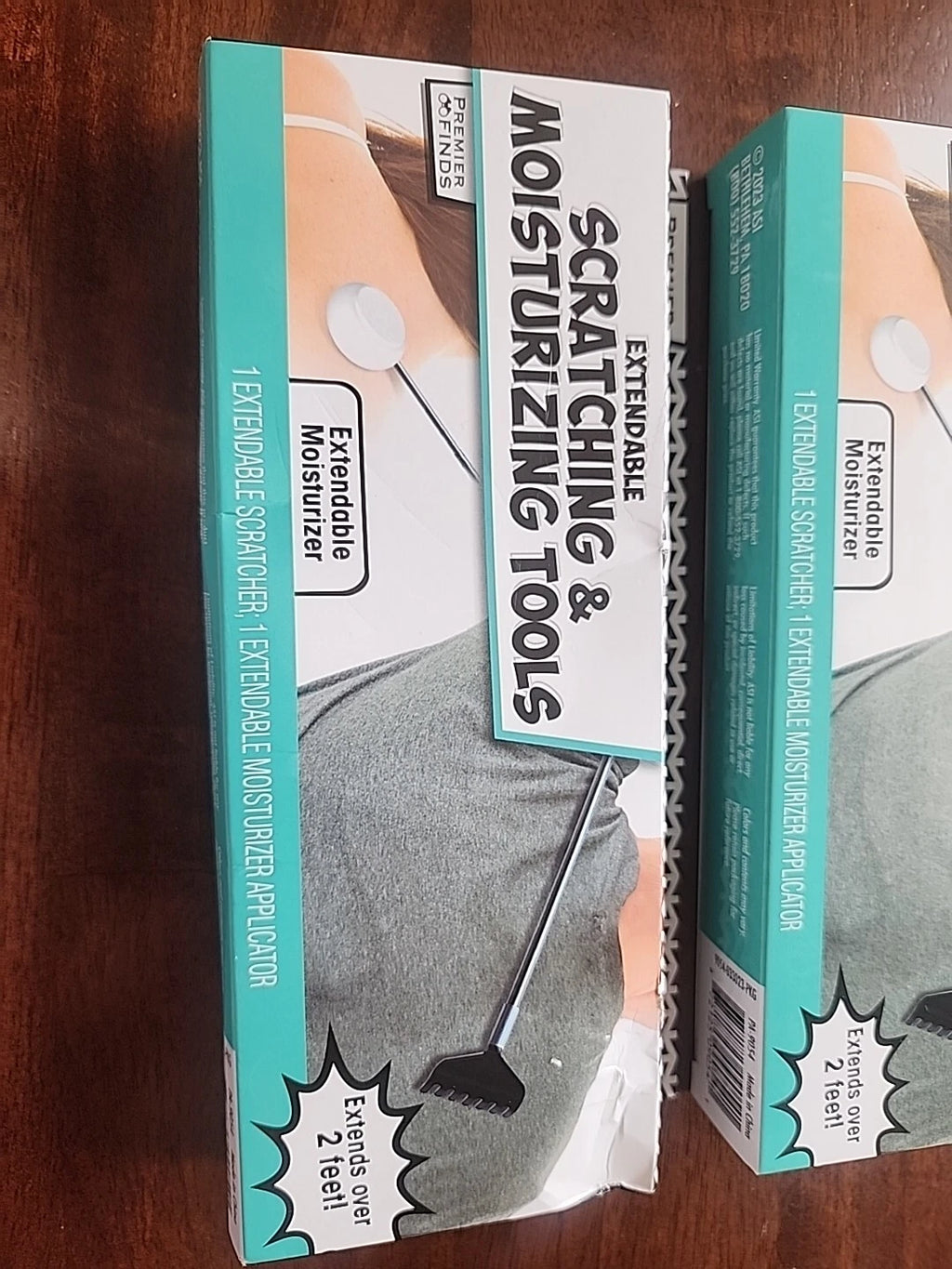 2PCS Back Scratchers Bear Claw Back Scratcher Extendable Metal Moisturizing Tool