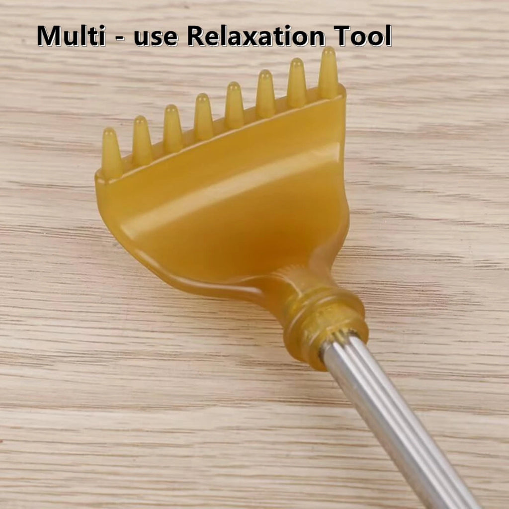 2 Pcs Telescoping Bamboo Backscratcher - Portable Extendable Body Scratcher f...