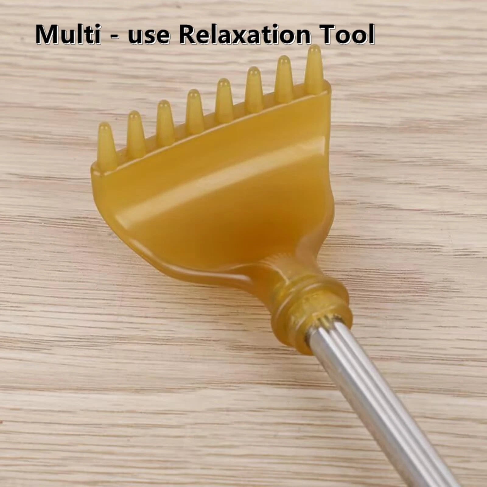 2 Pcs Telescoping Bamboo Backscratcher - Portable Extendable Body Scratcher f...