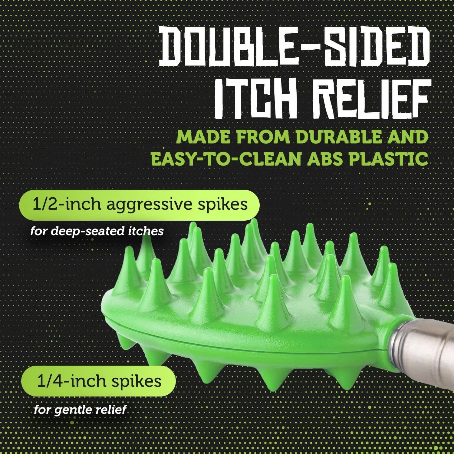 Dual-Sided Telescopic Back Scratcher, 29-Inch Long for Ultimate Itch Relief