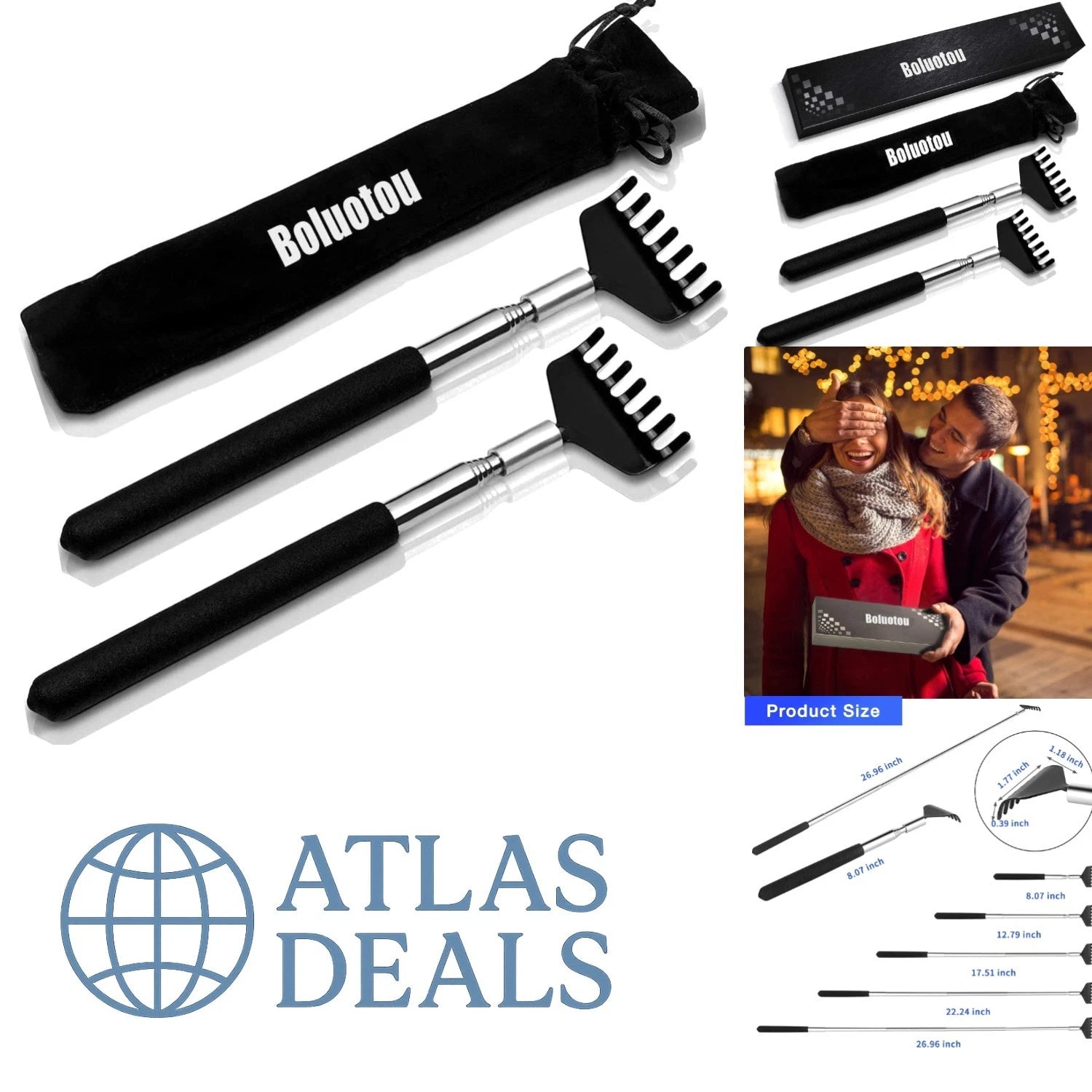 Elegant Travel-Friendly Back Scratcher - Lightweight & Extendable Comfort