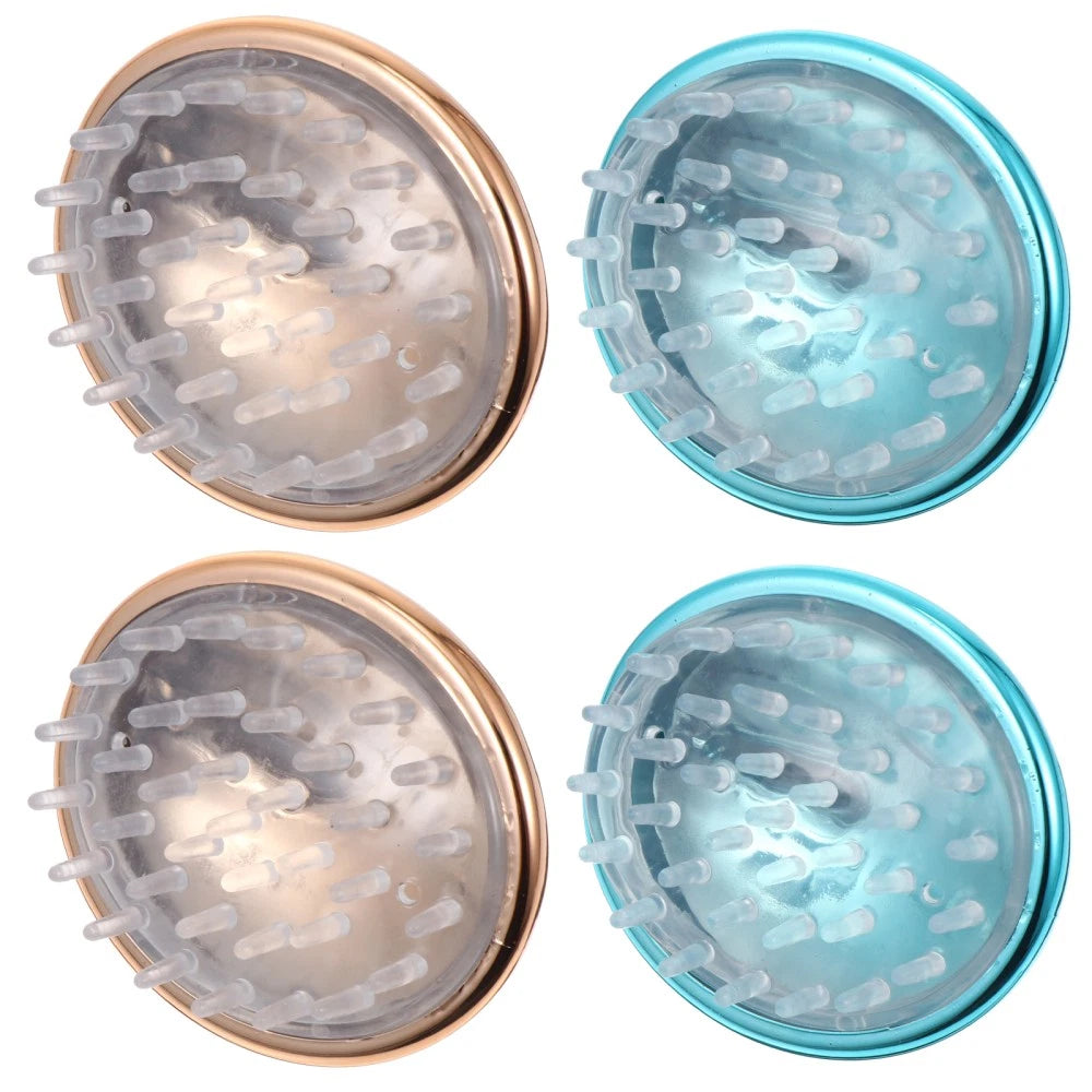 4 Pcs Silicone Anti-itching Head Scratcher Man Hair Washing Massager