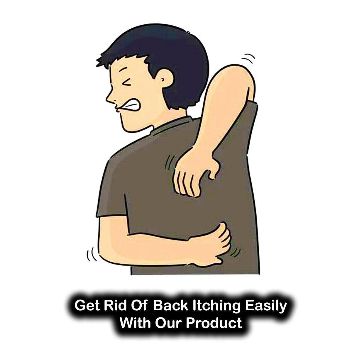 MANUAL MASSAGE ITCHING STICKS HAND BACK SCRATCHER FOR ITCHY SPOTS & RELIEF 3PCS