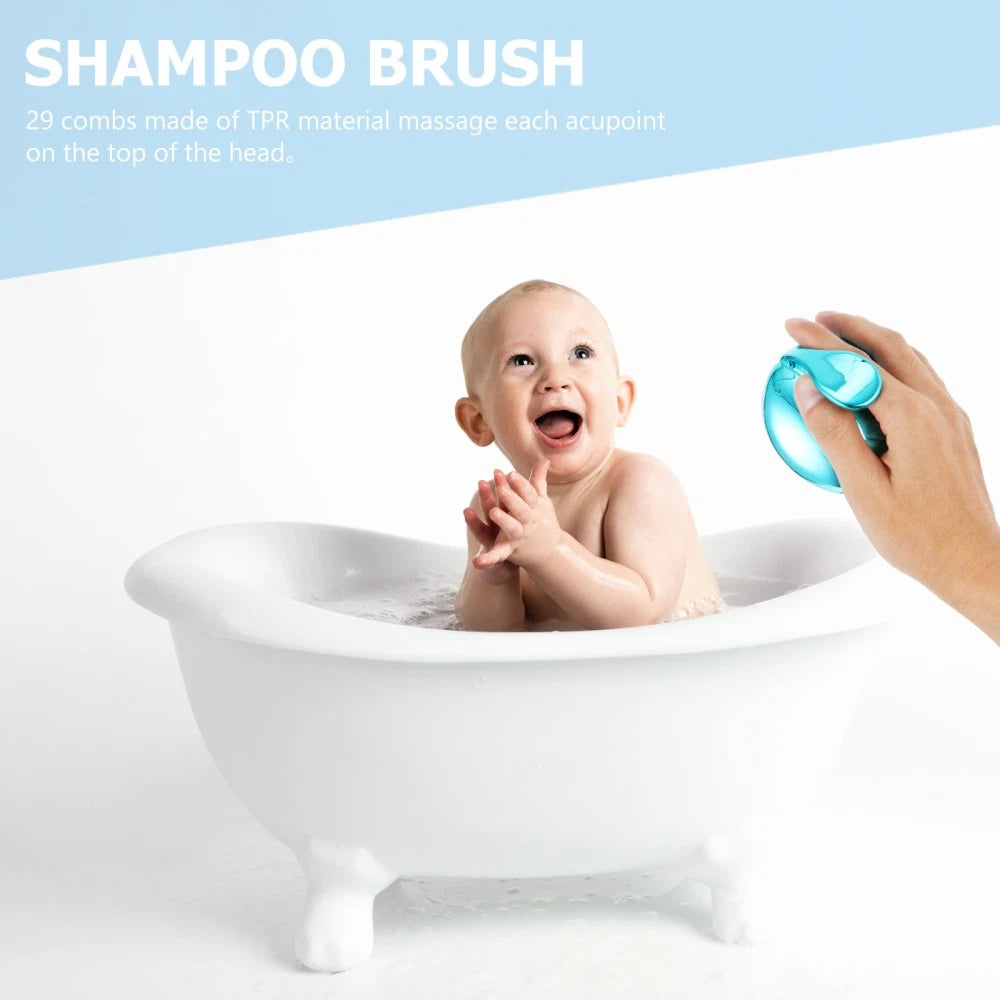 4 Pcs Silicone Anti-itching Head Scratcher Man Hair Washing Massager