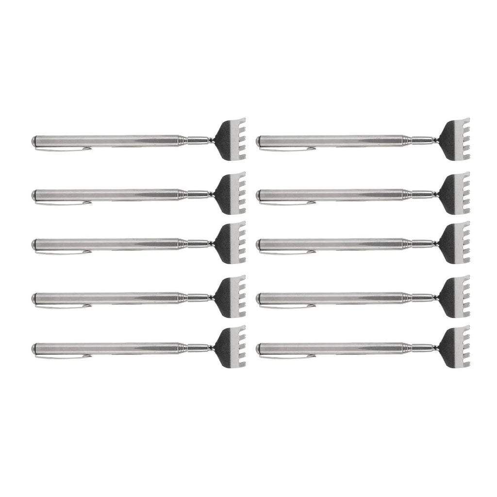 10Pcs Telescoping Back Scratcher, Back Scratcher Extendable Stainless Steel P...