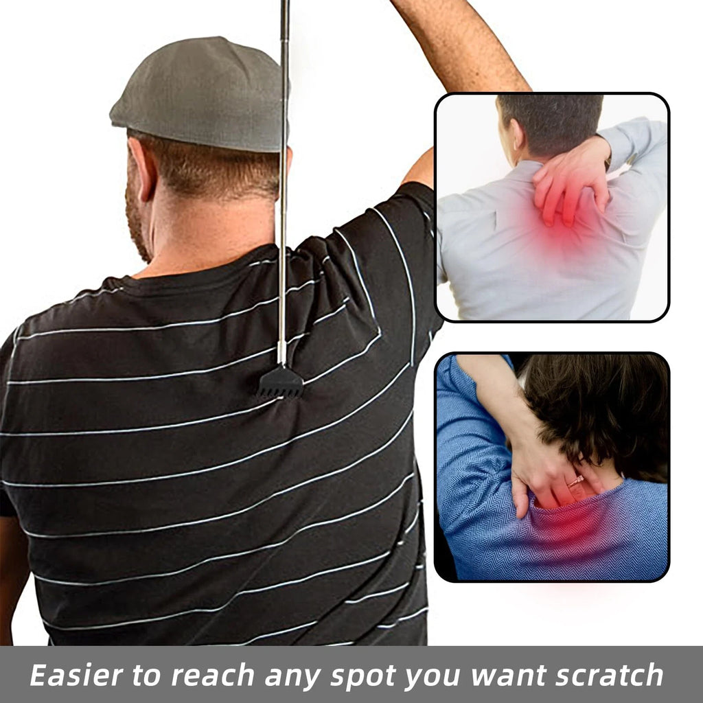 Back Scratcher 3 Pack Different Design Stainless Telescopic Back Scratchers