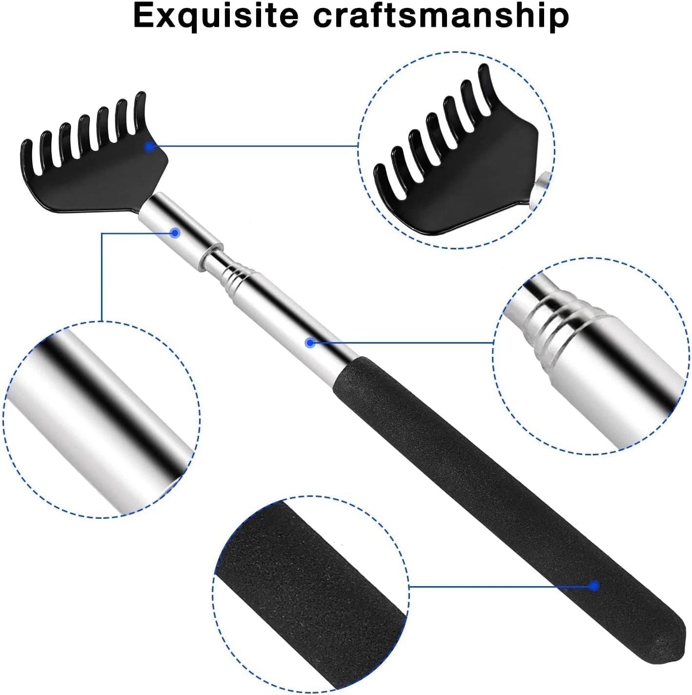 Elegant Travel-Friendly Back Scratcher - Lightweight & Extendable Comfort