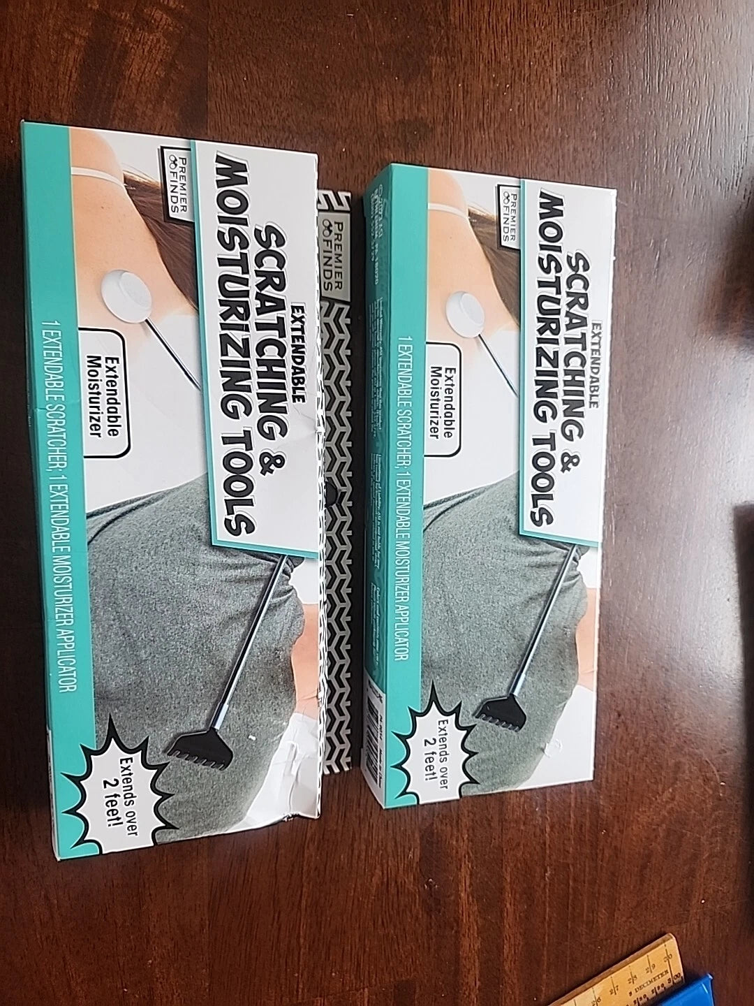 2PCS Back Scratchers Bear Claw Back Scratcher Extendable Metal Moisturizing Tool