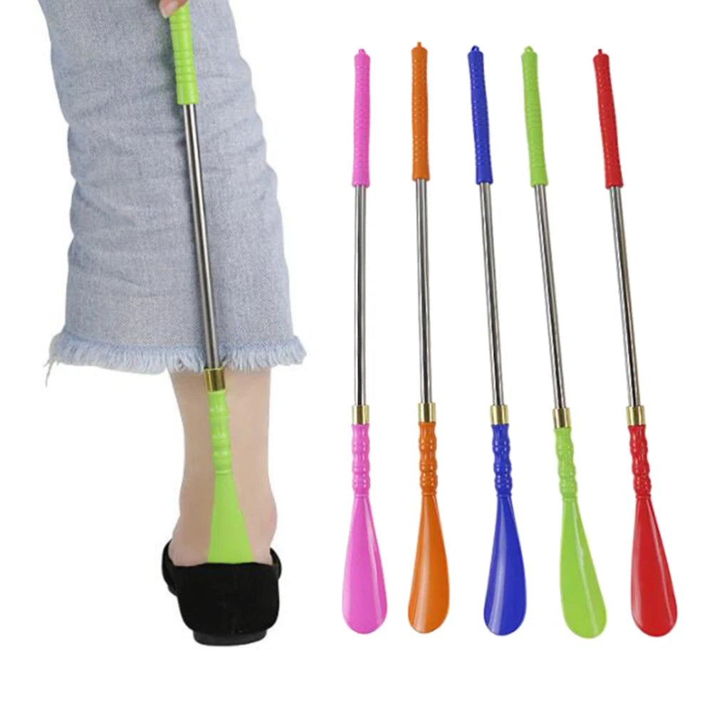 5 Pcs Boot Shoe Horn Metal Shoe Horn Back Scratcher Massager Metal Shoe Lifter