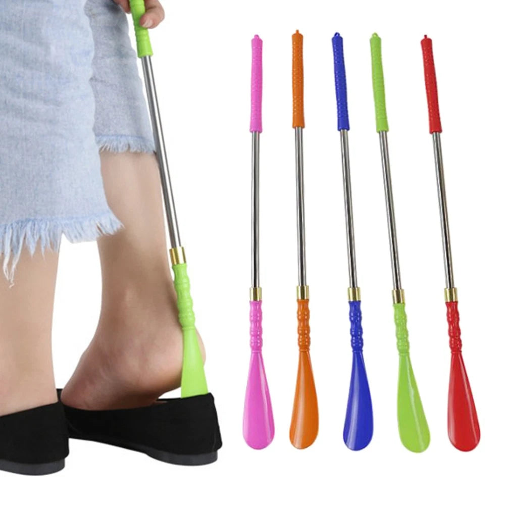 5 Pcs Boot Shoe Horn Metal Shoe Horn Back Scratcher Massager Metal Shoe Lifter