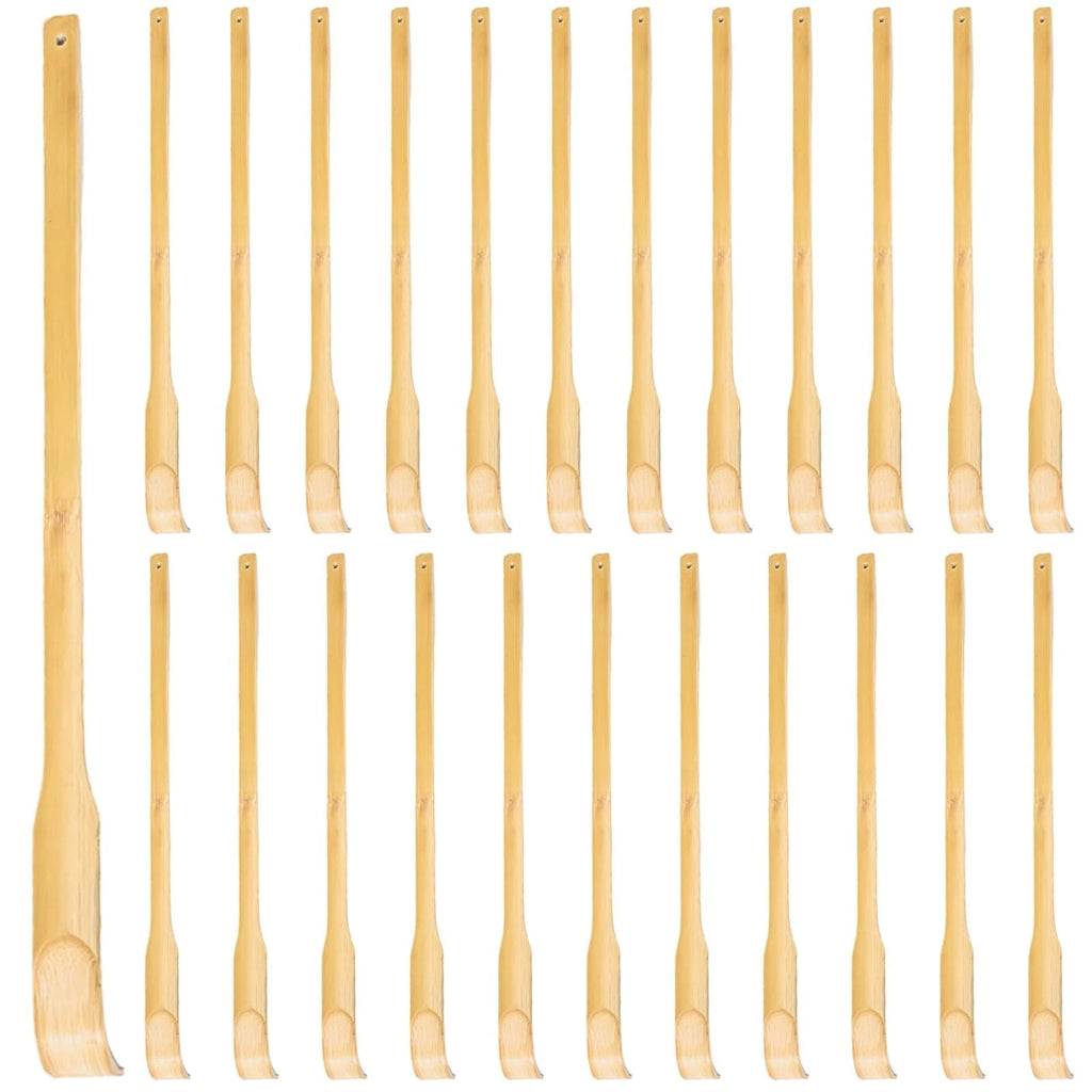 24 Pcs Wood Back Scratchers Bulk, Wooden Back Scratchers for Adults, Ideal fo...