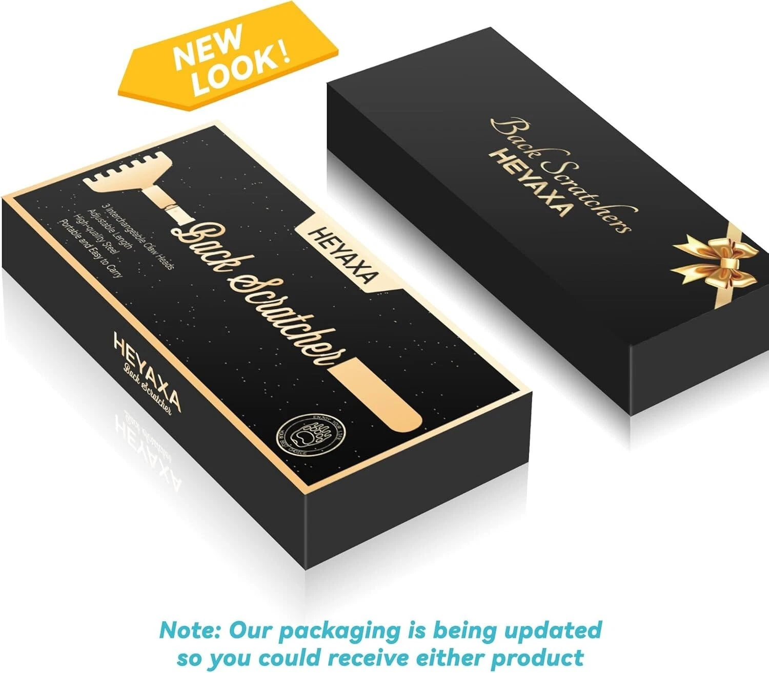 Adjustable Back Scratcher with 3 Heads - Ideal for Christmas Stocking Stuffers