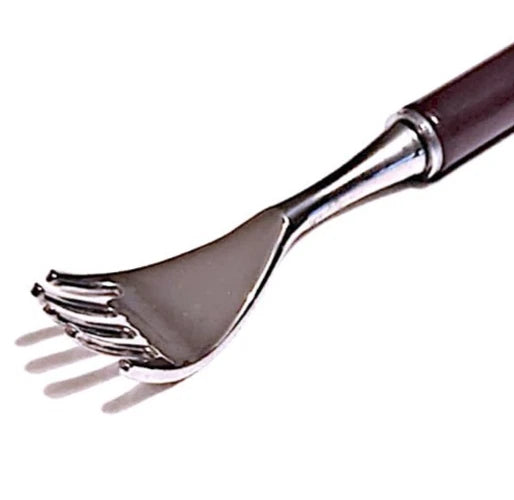 Wooden and metal Back Massager Back Scratch Tool Household 19 inches in length