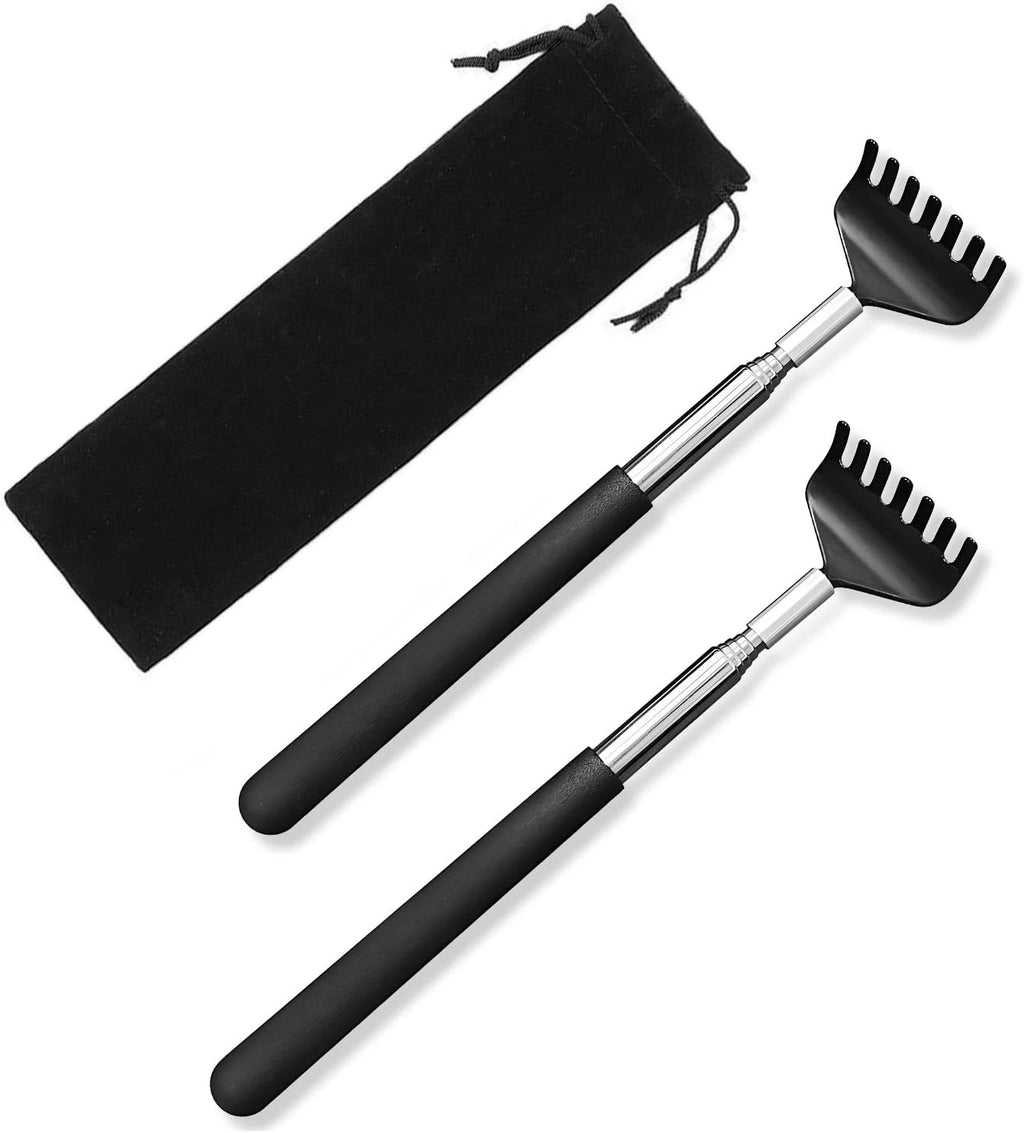 2 Pack Portable Extendable Back Scratcher -  Back Scratchers for Adults Back Mas