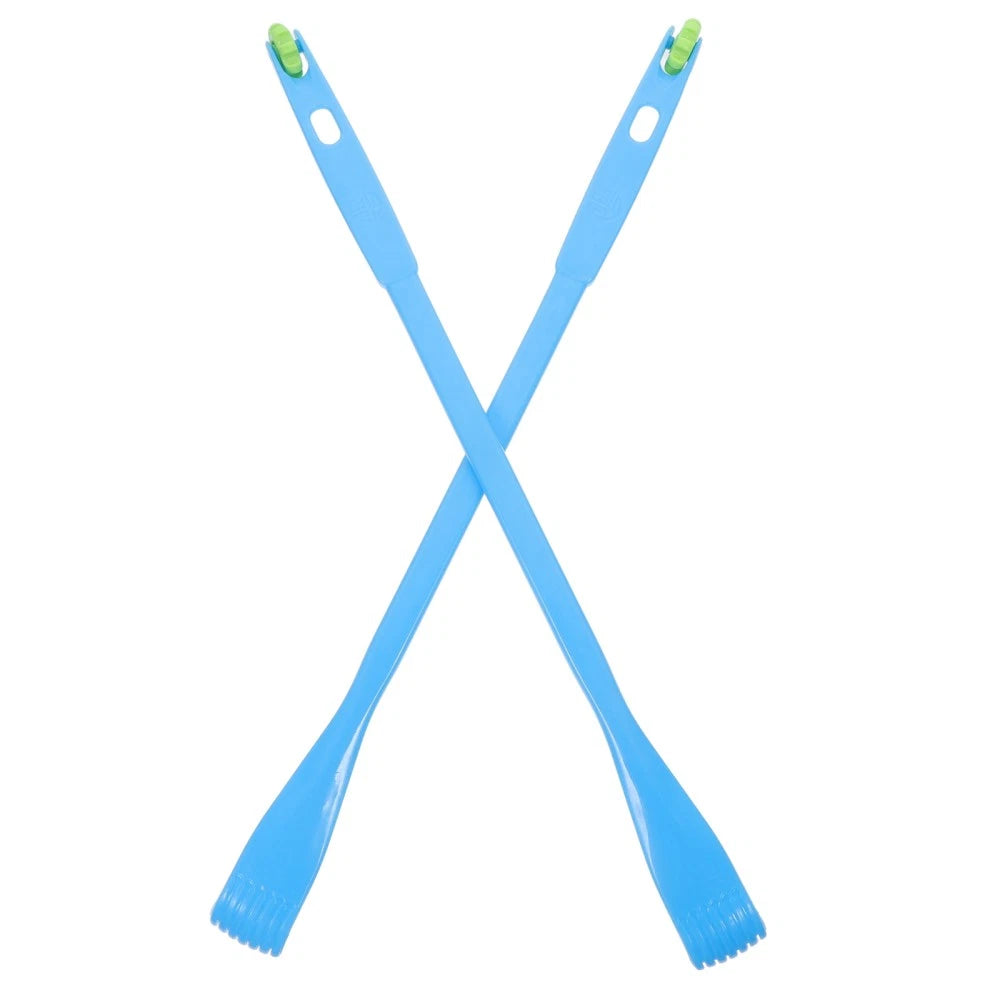 2 Pcs Itch Rake Massager Telescopic Back Scratcher Hand
