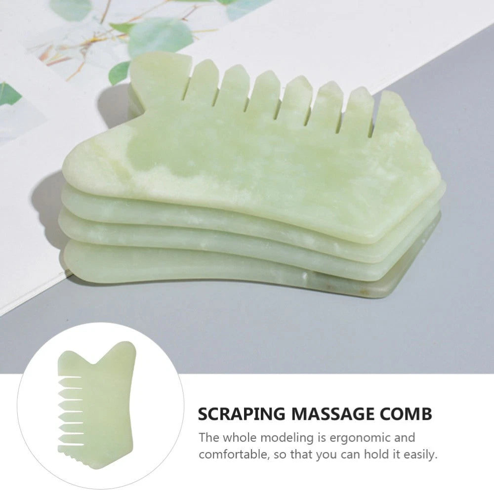 Massage Comb Scalp Scratcher Man Stone Hair Manual Massagers