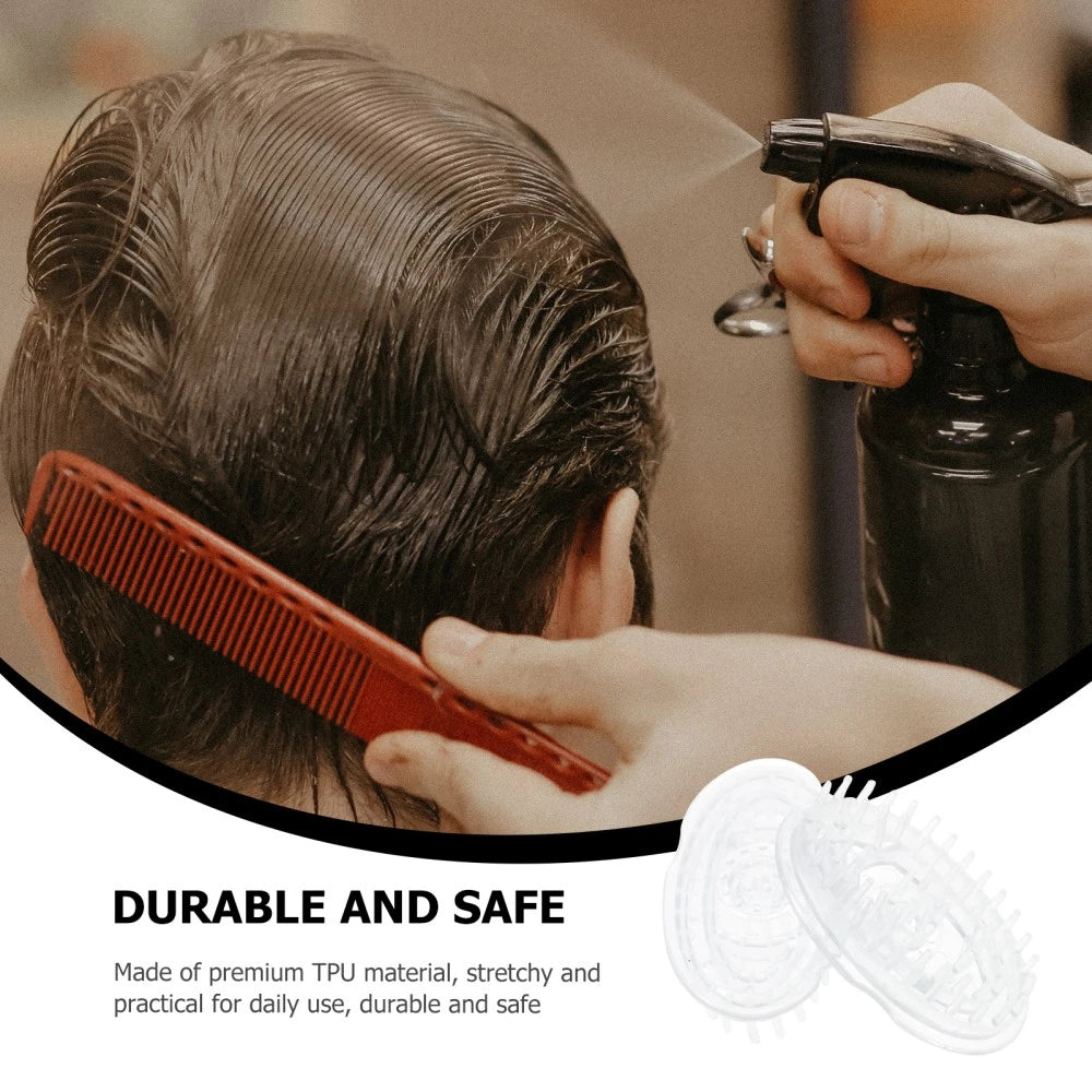 2 Pcs Shampoo Brush Hair Scalp Massager Travel Scratcher Scrubber for