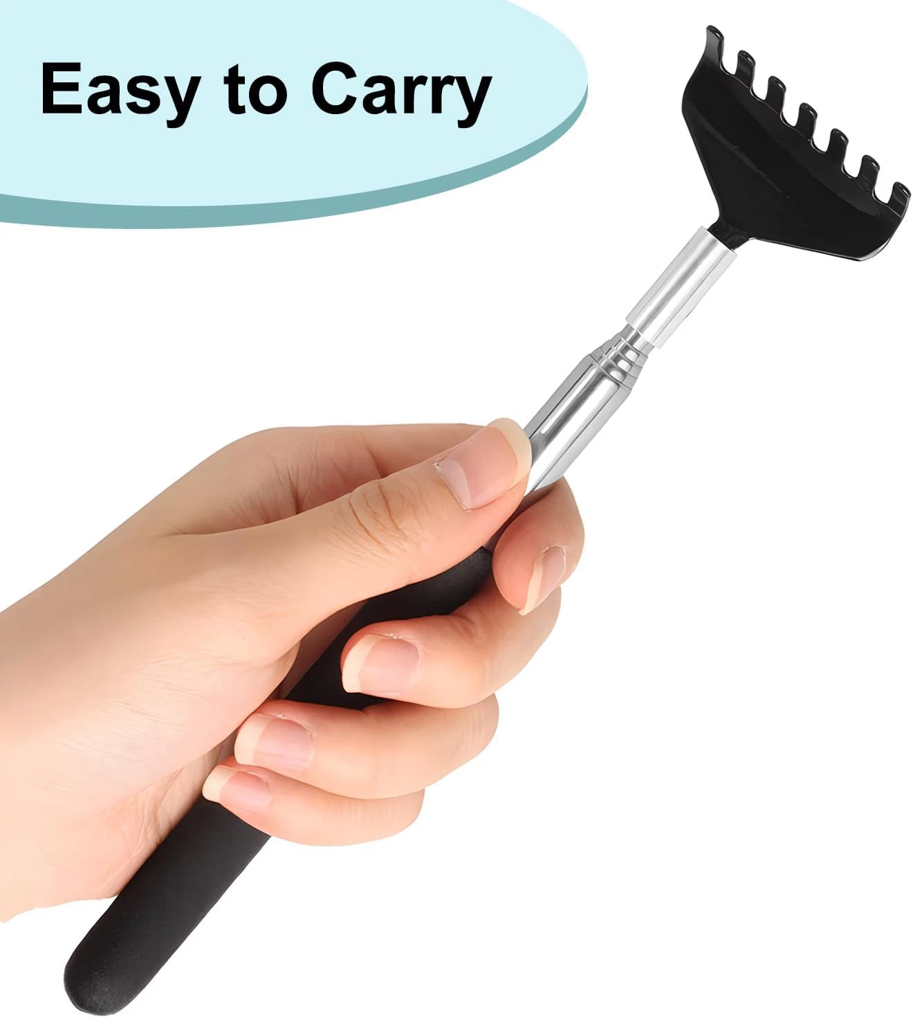 2 Pack Portable Extendable Back Scratcher -  Back Scratchers for Adults Back Mas