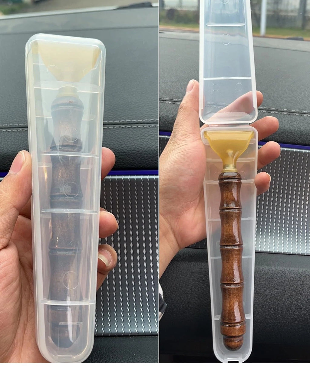 Extendable Buffalo Horn Folding Body Scratcher for Adults/Men/Women