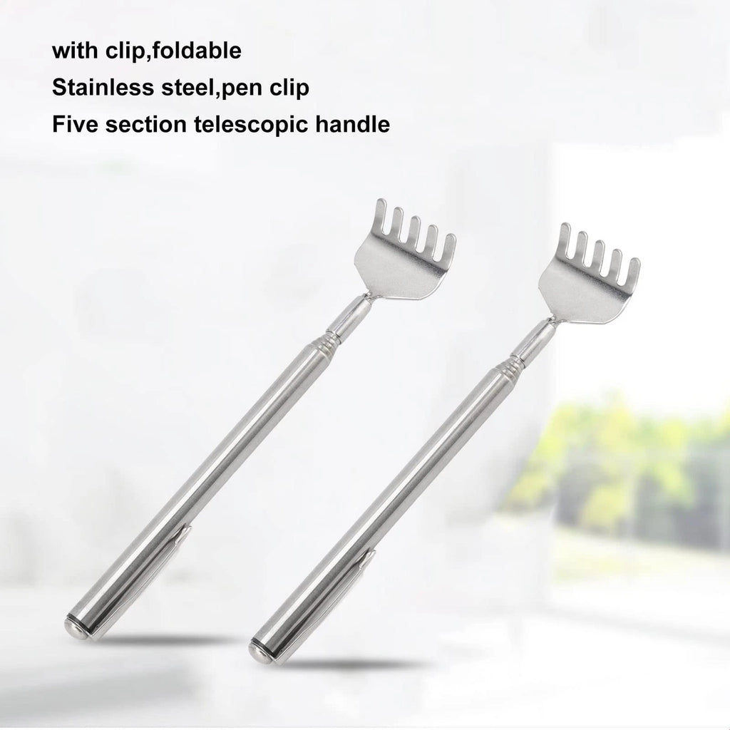 10Pcs Telescoping Back Scratcher, Back Scratcher Extendable Stainless Steel P...