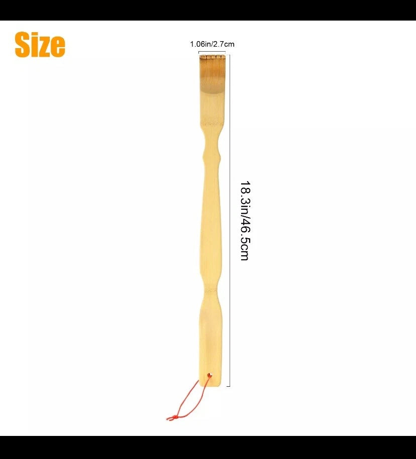 10 Pack Natural Bamboo Back Scratcher Long Reach Pick Itch Relief Tool Portable