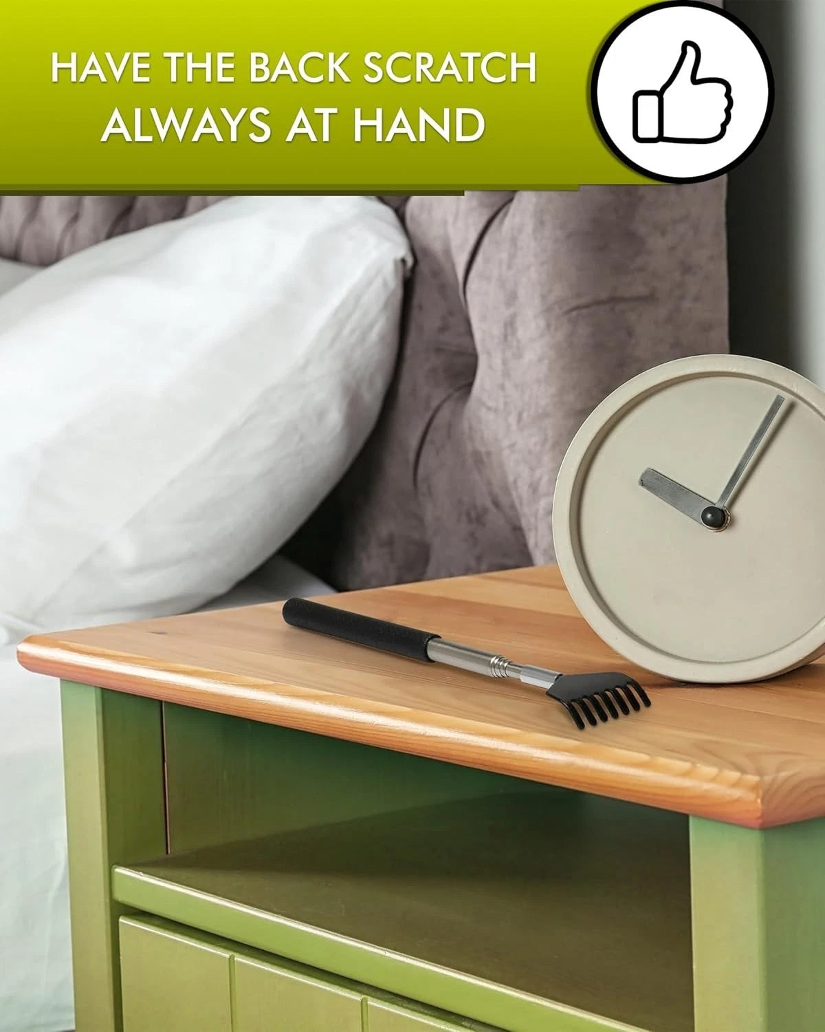 Stainless Steel 2-Pack Telescopic Back Scratcher