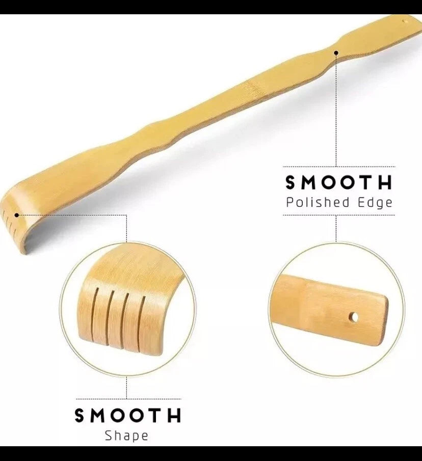 10 Pack Natural Bamboo Back Scratcher Long Reach Pick Itch Relief Tool Portable