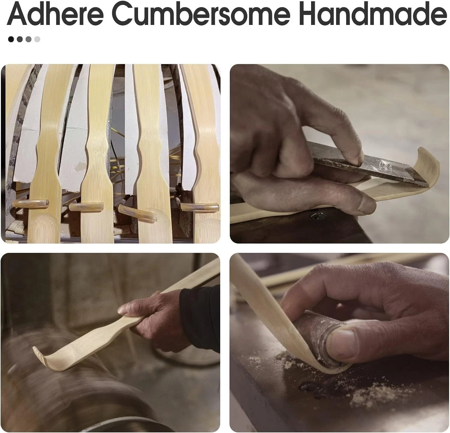 Ergonomic Bamboo Back Scratchers - 2 Pack Gifts for Relaxation & Comfort