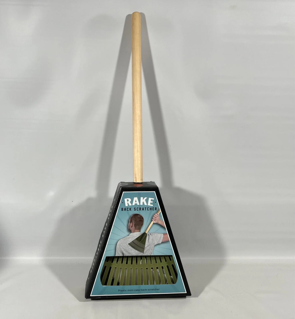 Rake Back Scratcher Gag Gift Present Big Wide Therapeutic 24” Long New NWT