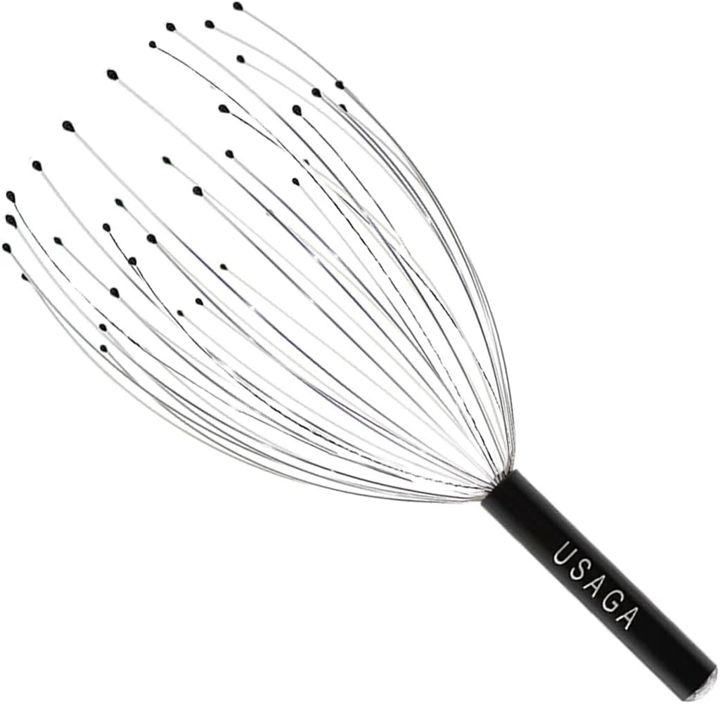 USAGA 36 Fingers Head Massager Scalp Scratcher for Black