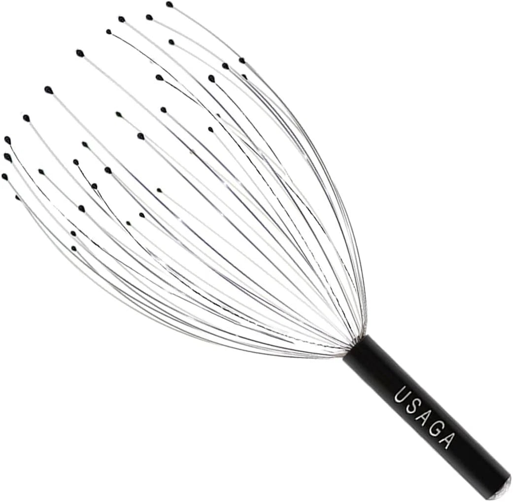 USAGA 36 Fingers Head Massager Scalp Scratcher for Black
