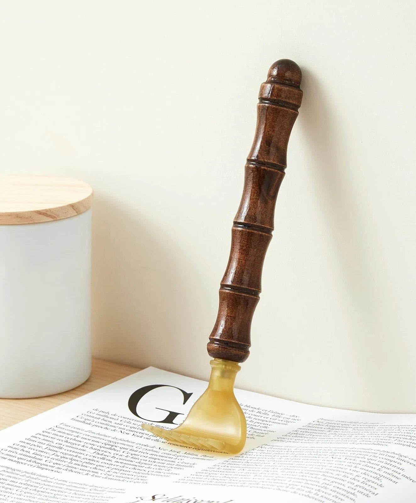 Extendable Buffalo Horn Folding Body Scratcher for Adults/Men/Women