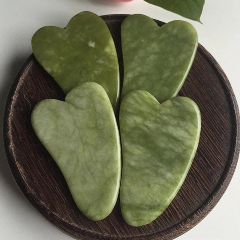 Natural Jade Gua Sha Board Facial Body Massage Chinese Medicine Scraping Tool