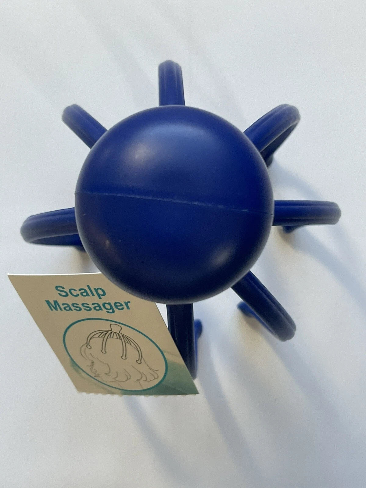 Head Massager/Scratcher, Massaging Scalp Help Relax, Calm Stress, w/ Steel Ball