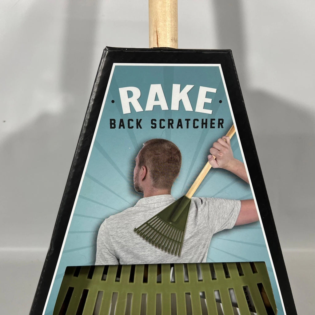 Rake Back Scratcher Gag Gift Present Big Wide Therapeutic 24” Long New NWT